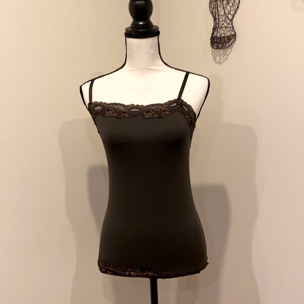 Ann Taylor Camisole with Lace Trim